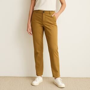 Eddie Bauer Women’s Khaki Pants Size 2 Comfort Stretch Bronze Brown 30x30